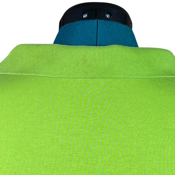 Lane Bryant Polo Style Top Plus Size 14/16 Green 100% Liquid Cotton - Picture 4 of 12